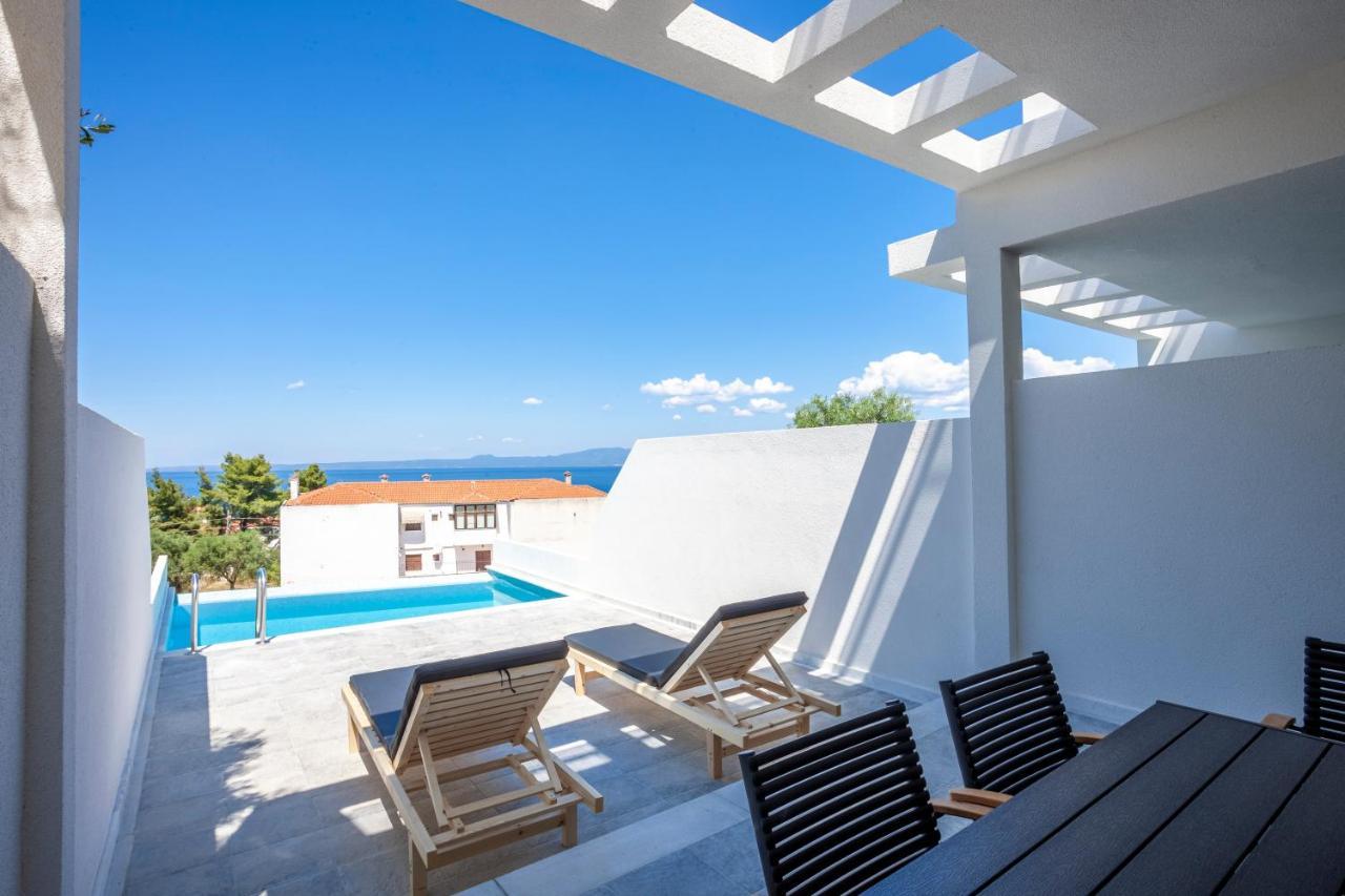 Villas Kaiafa “Ismini” ポリフロノ エクステリア 写真